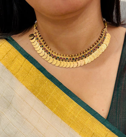 Ahalya Coin Kemp Choker.
