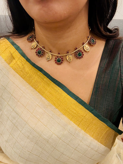 Srika Kemp Coin Fusion Necklace Set V2