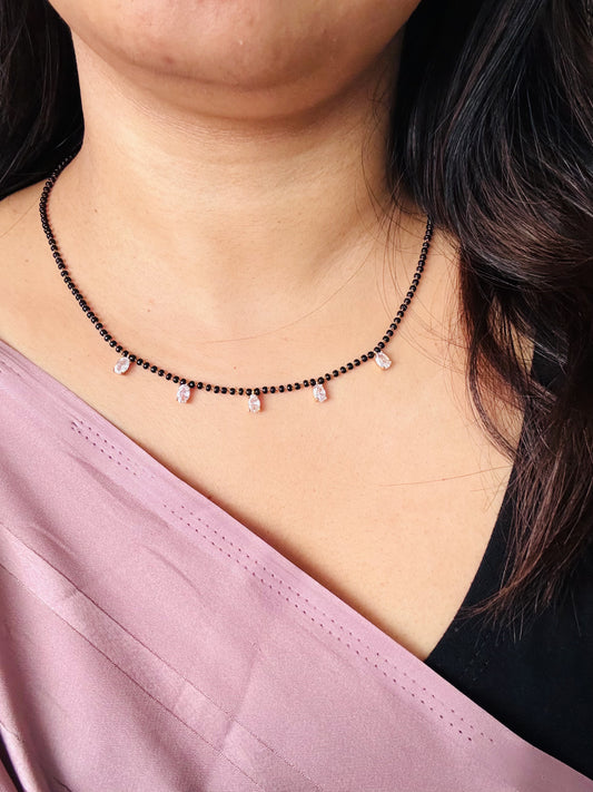Aira Crystal Drop Mangalsutra