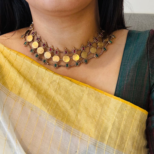 Samyukta Layered Kashu Choker