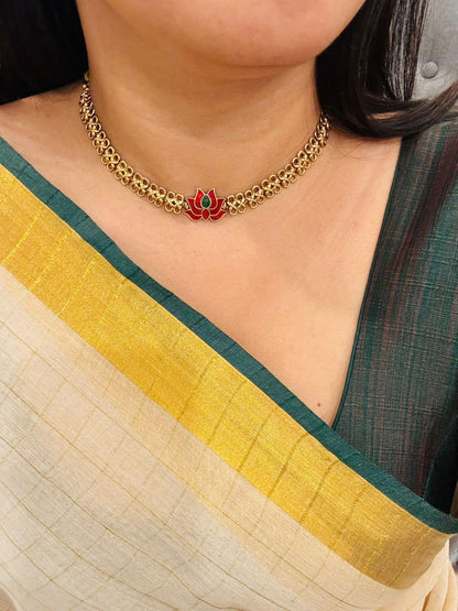 Kamala Enamel Choker Set.
