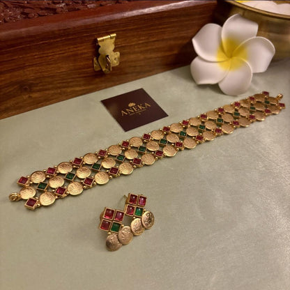 Swarna Coin Choker Set.