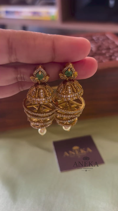 Tarini Spiral Jhumka