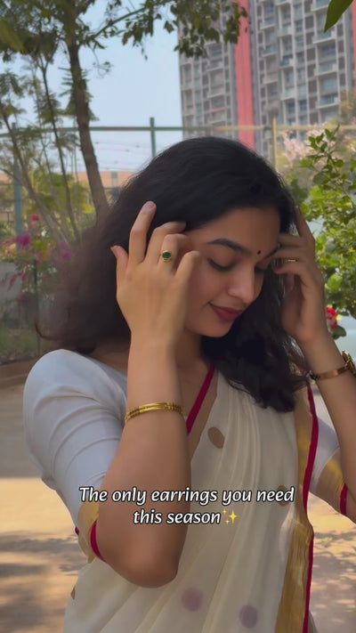 Vaidehi Rice Pearl Drop Jhumka